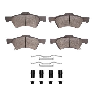 Chrysler Voyager Brake Pads - Front - R1 Concepts - R1 Semi Met - `01-`07